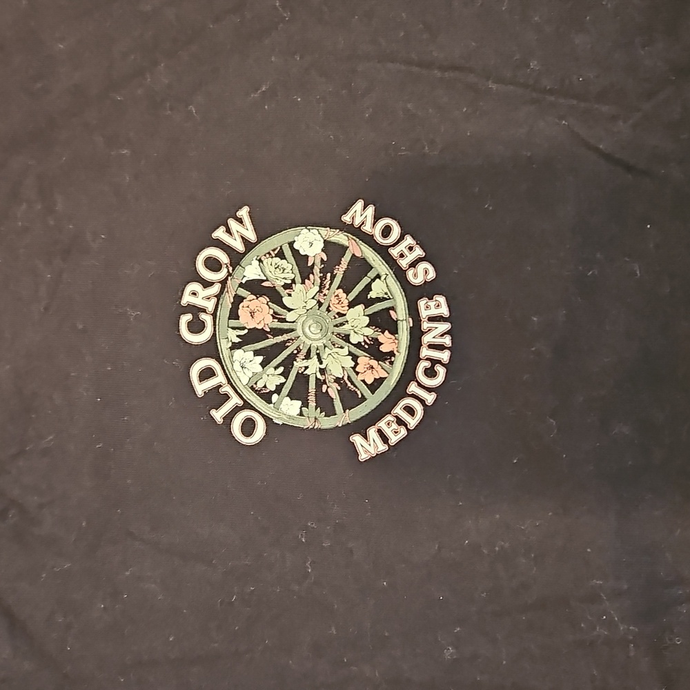 EUC Old Crow Medicine Show Next Level Apparel Black Graphic Tee M - Picture 4 of 6
